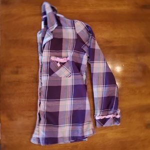 Victoria's Secret flannel night shirt